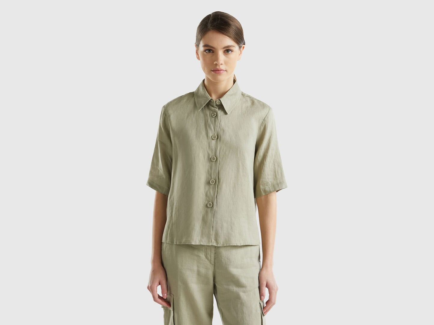 Linen Button-Shirt Long sleeve