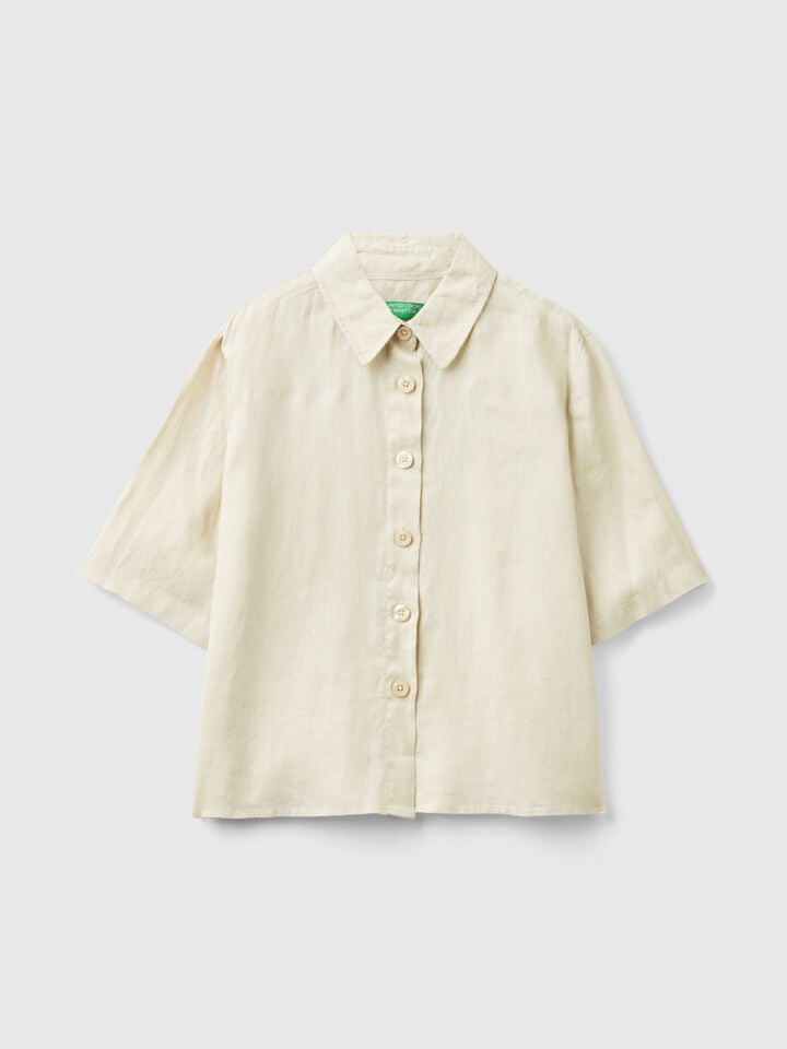 Linen Button-Shirt Long sleeve