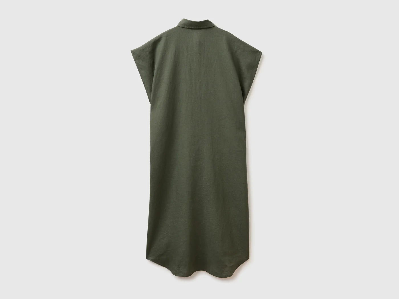 PURE LINEN MIDI DRESS