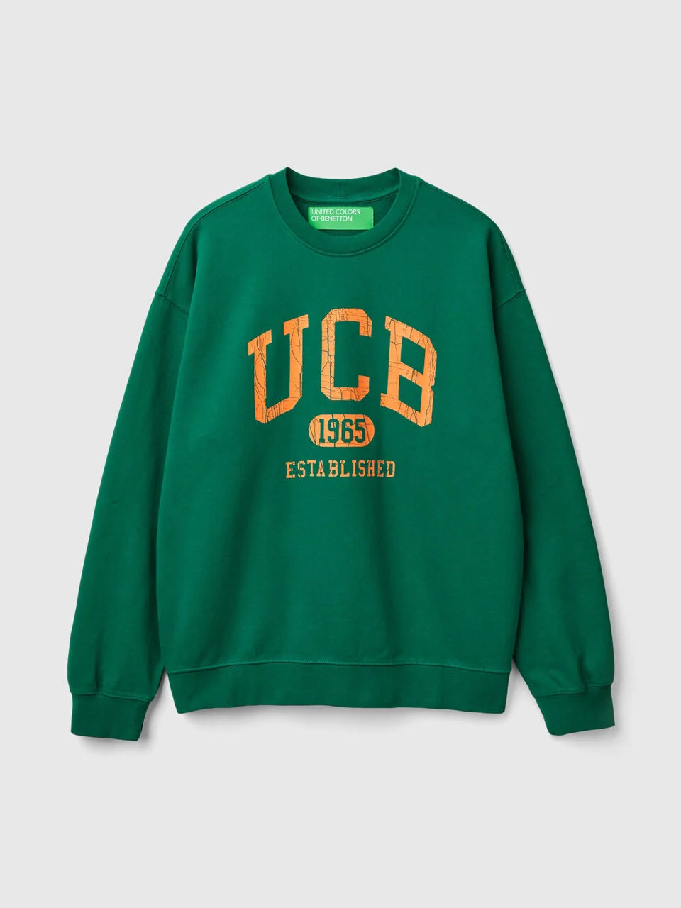 CREW NECK SWEATSHIRT WITH LOGO PRINT