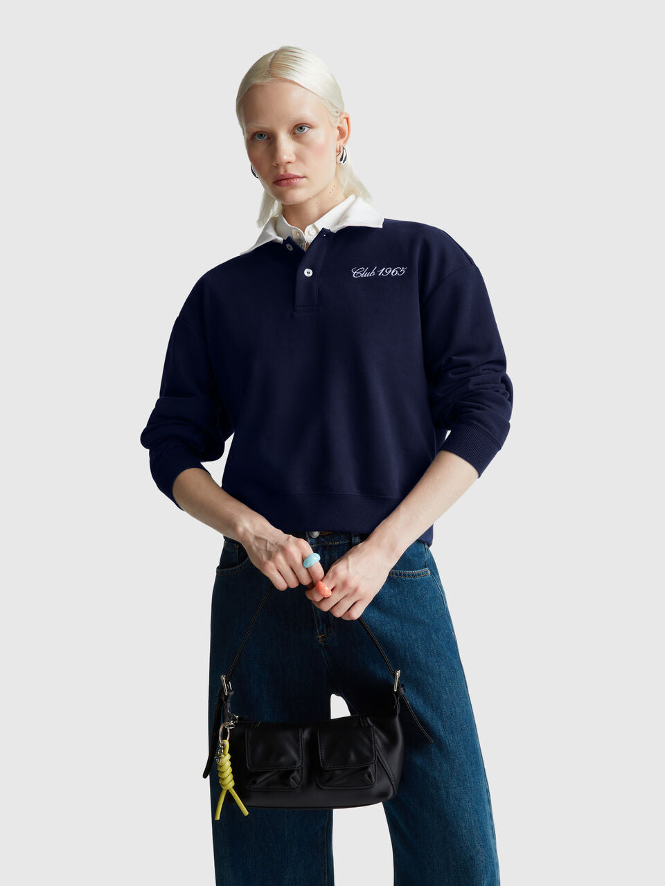 POLO IN FELPA COMFORT FIT