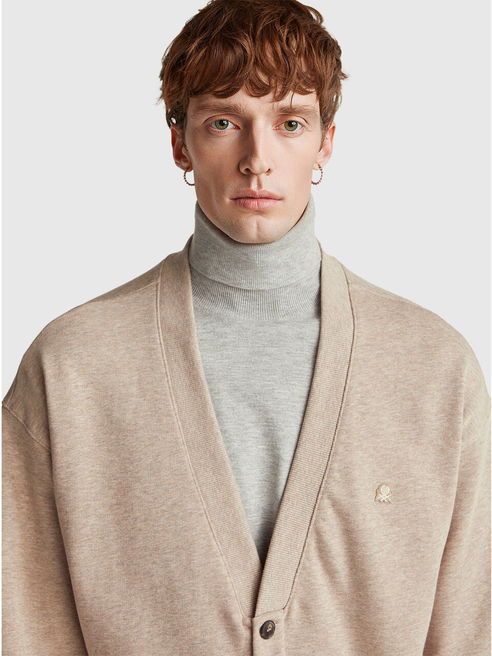 CASUAL FIT SWEATSHIRT CARDIGAN