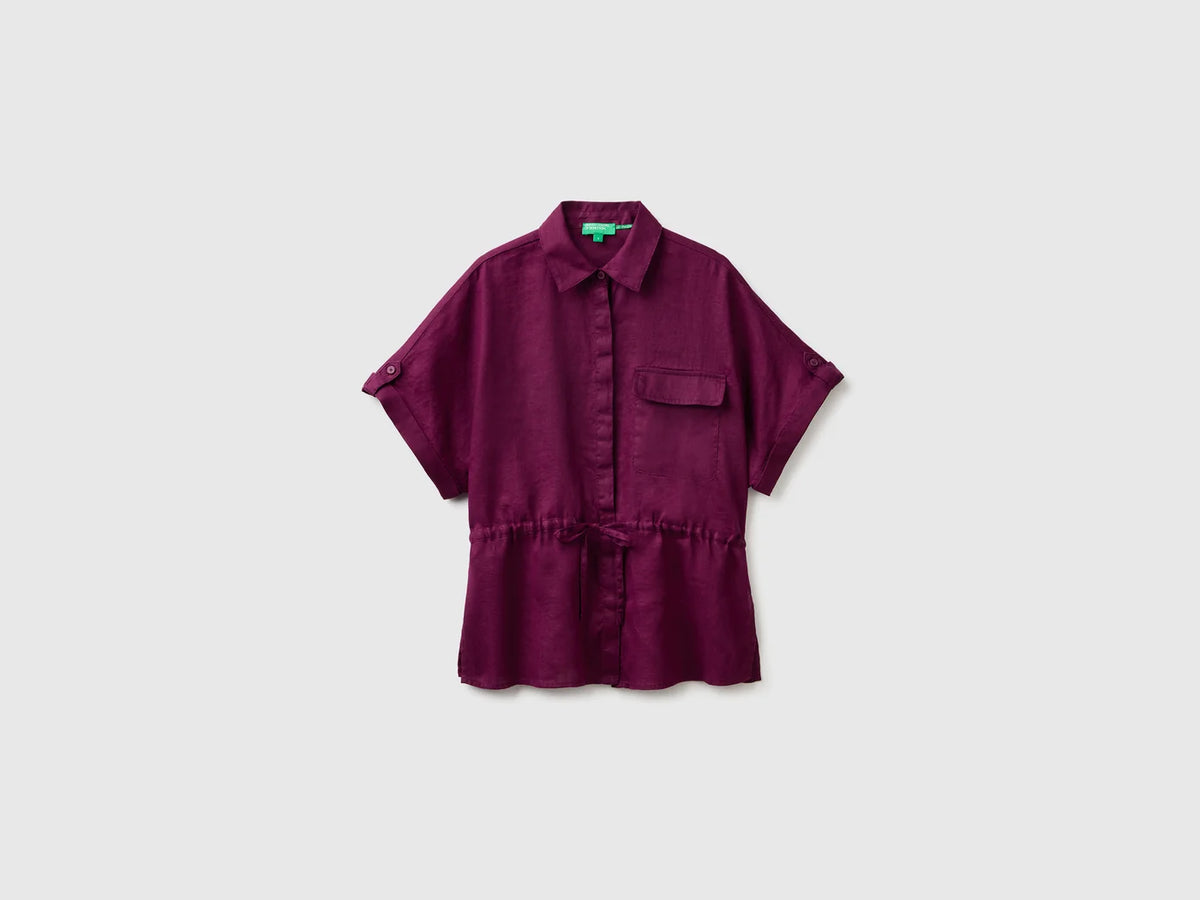SAHARAN SHIRT IN PURE LINEN