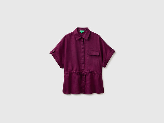 SAHARAN SHIRT IN PURE LINEN