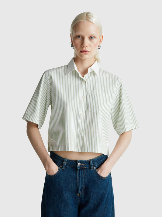 PURE COTTON STRIPED SHIRT