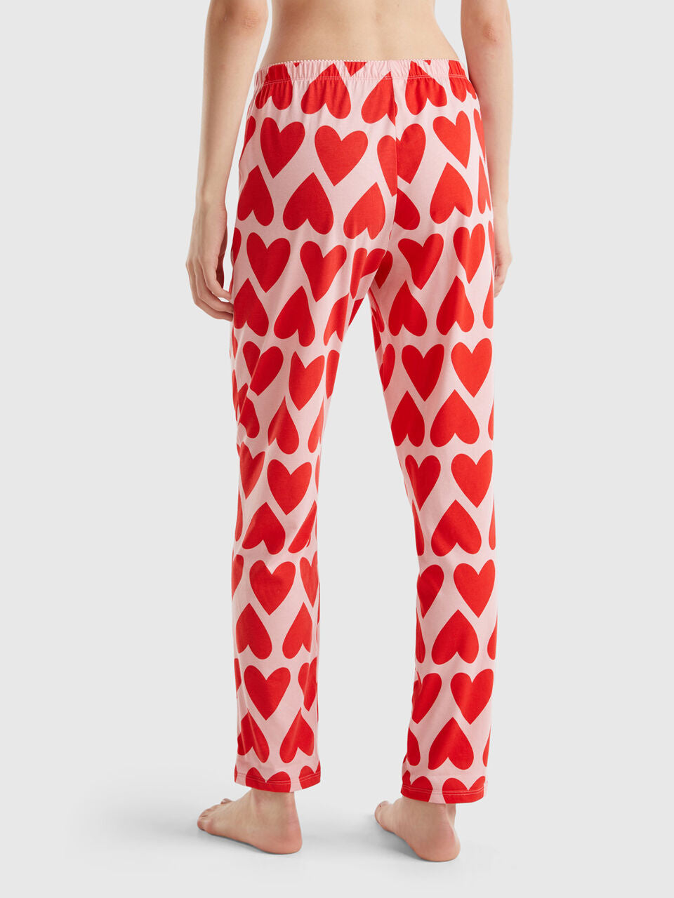 TROUSERS WITH HEART PRINT