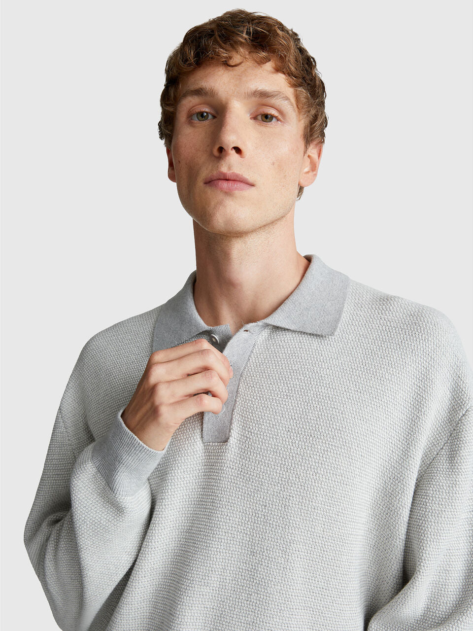 100% COTTON KNITTED POLO SHIRT