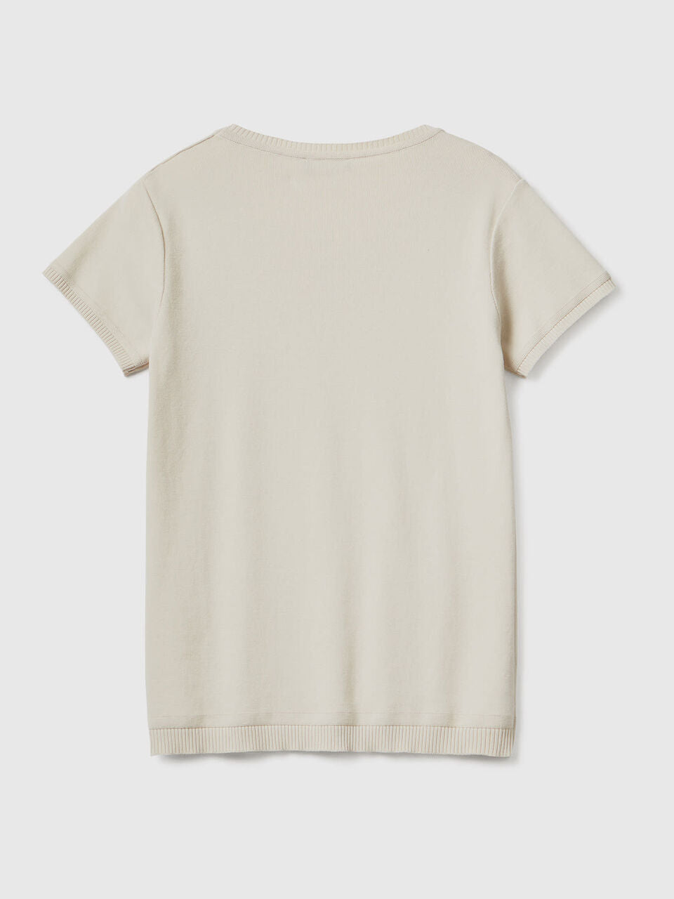 SHORT SLEEVE SWEATER IN 100% COTTON FALL24