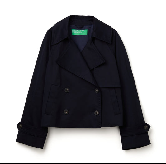 Cropped Trench Coat