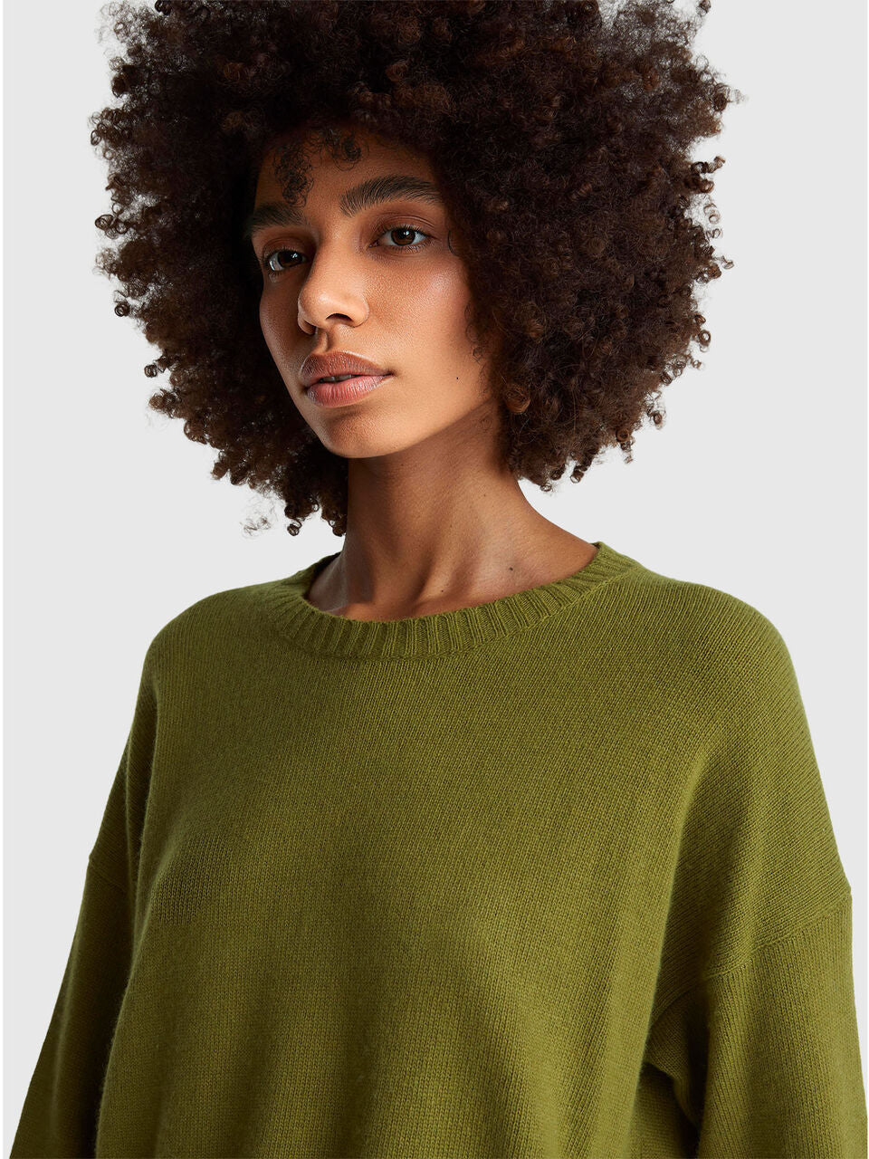 SWEATER IN WOOL AND VISCOSE BLEND
