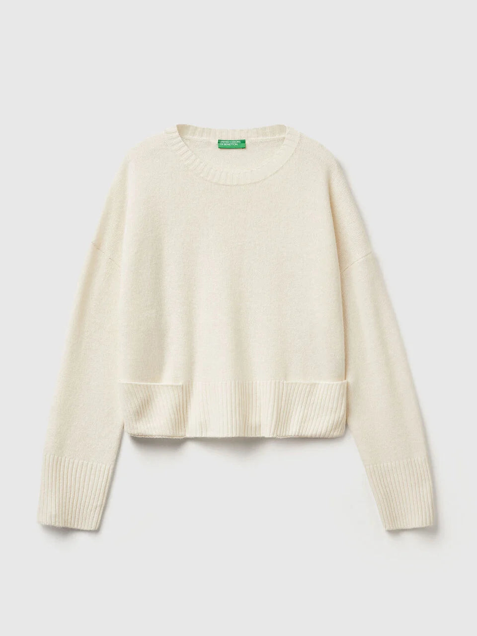 SWEATER IN WOOL AND VISCOSE BLEND