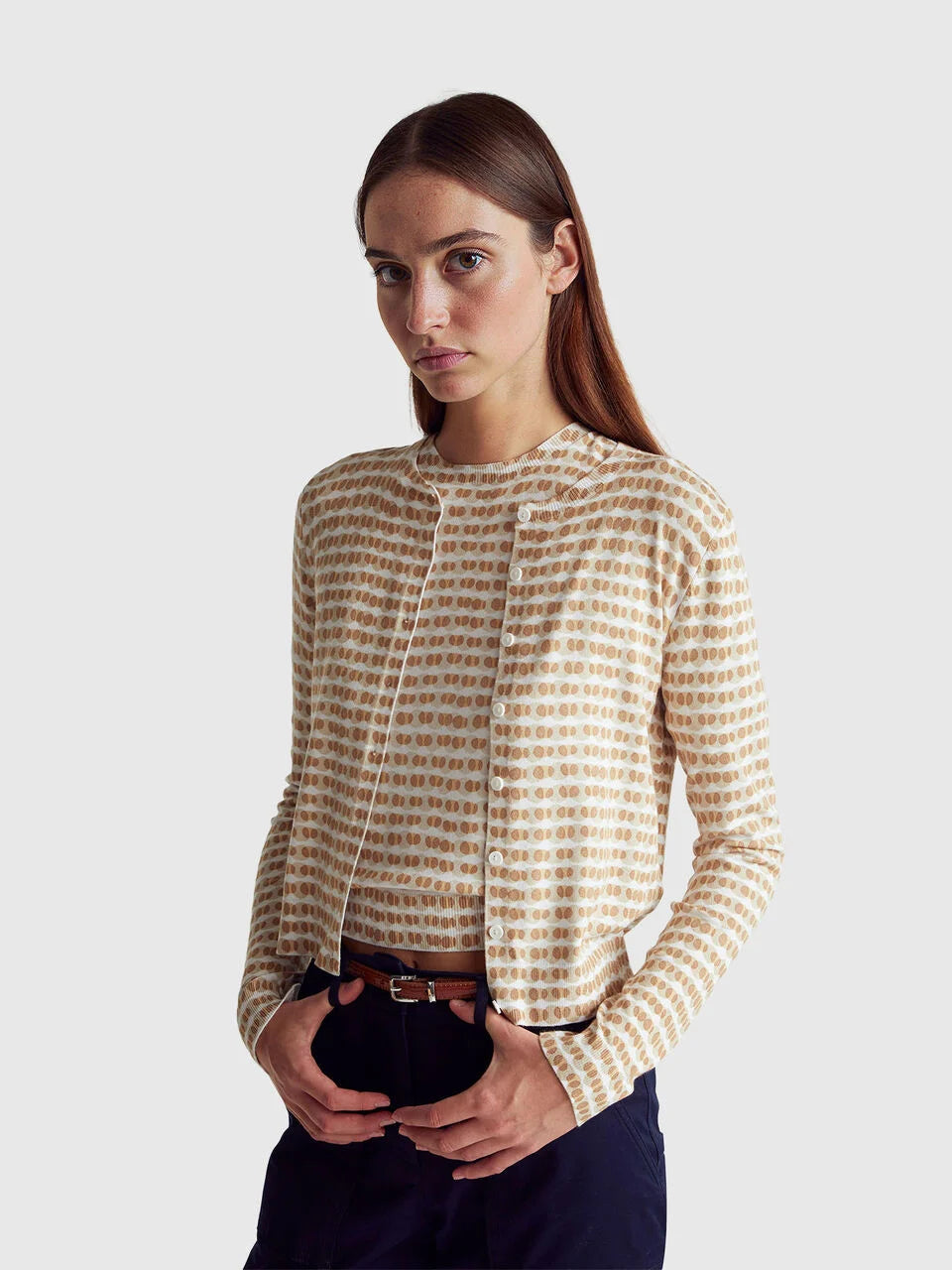 CARDIGAN WITH GRAPHIC PRINT