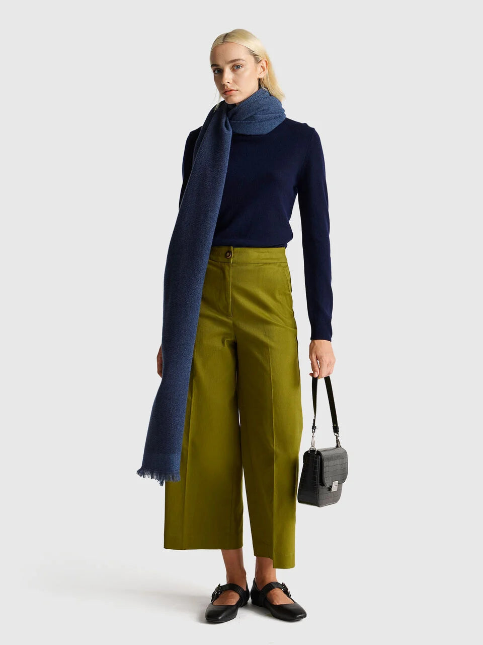 WIDE HIGH-WAISTED TROUSERS