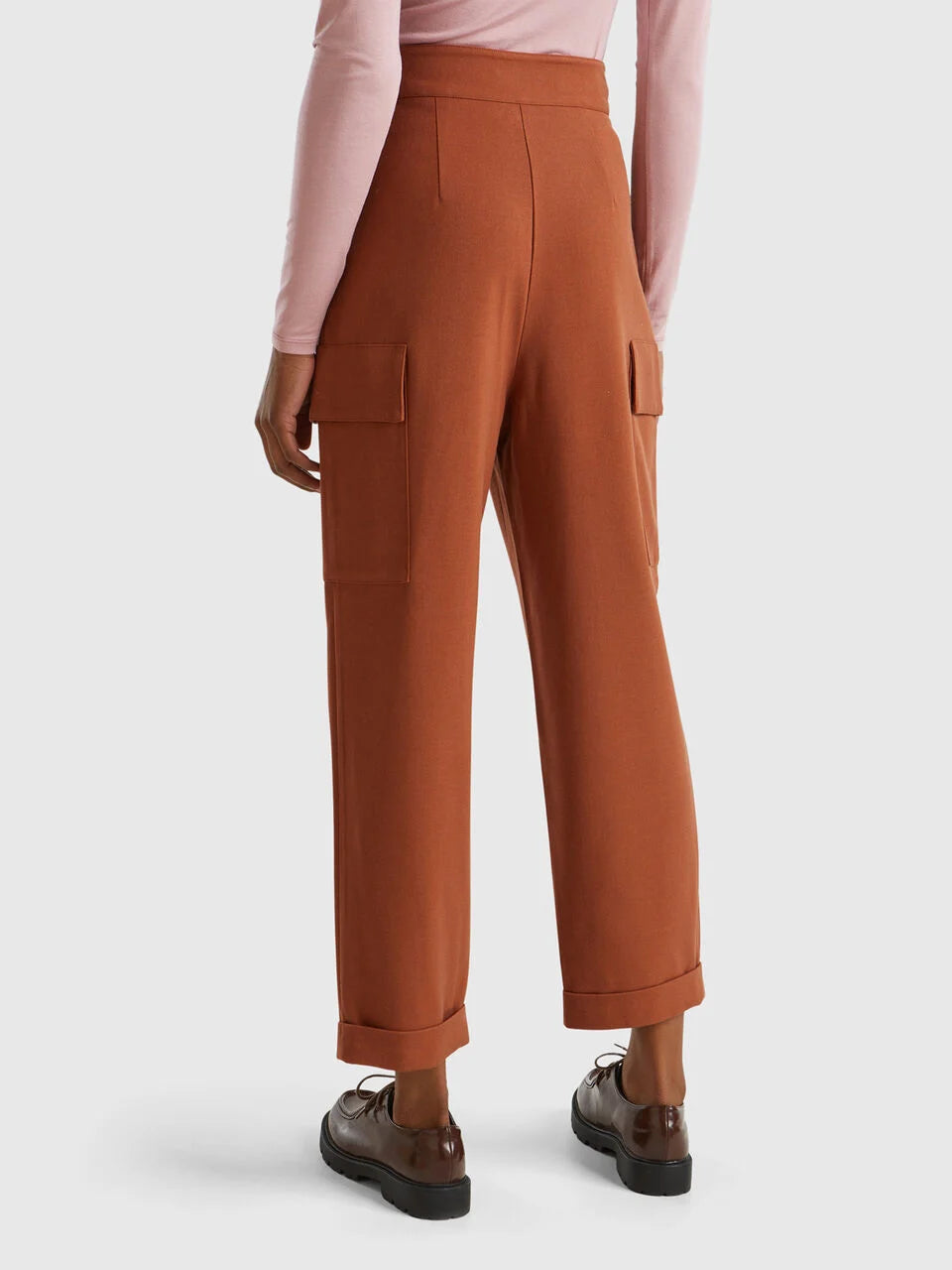 CARGO TROUSERS IN VISCOSE BLEND