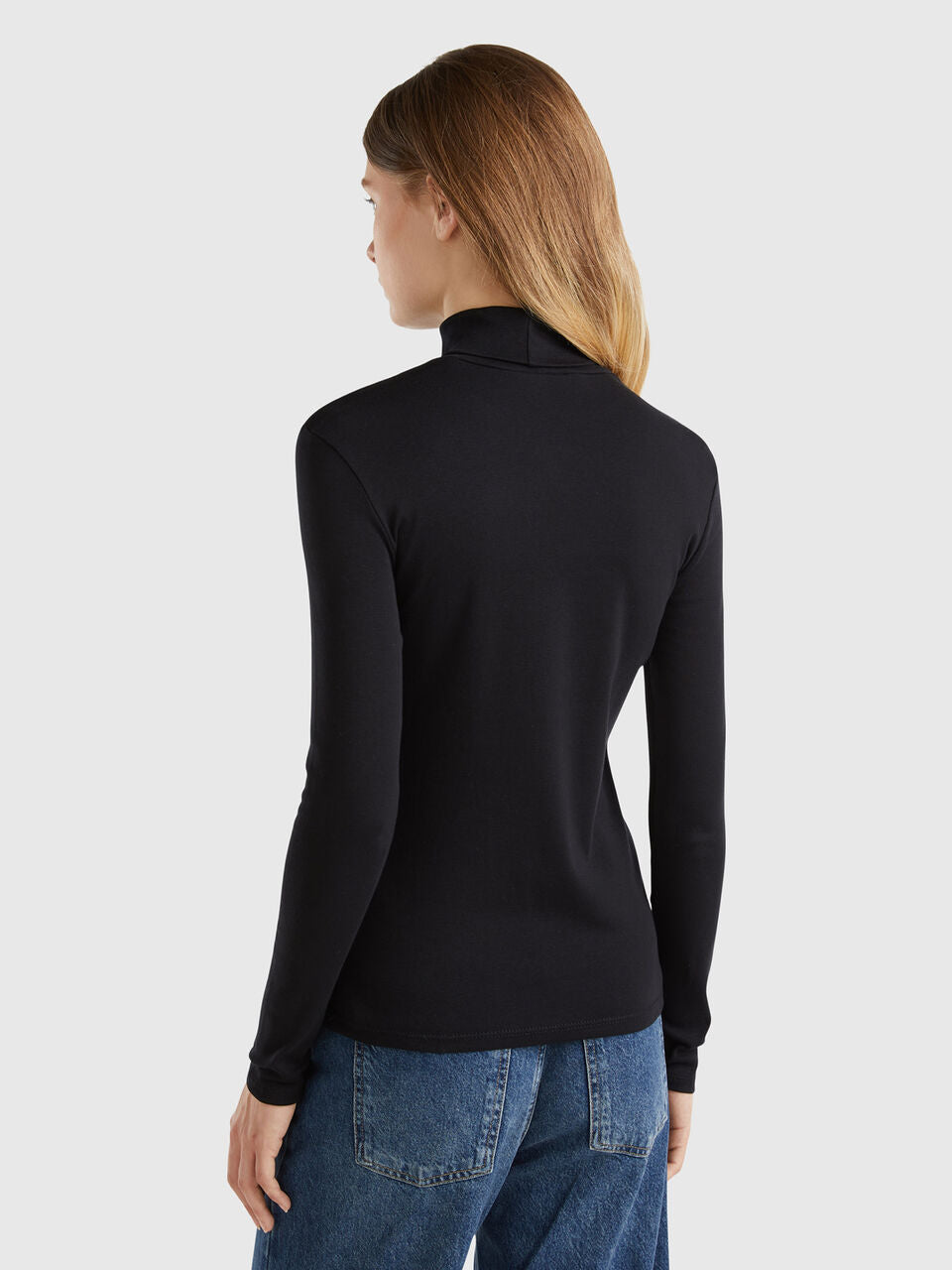 LONG SLEEVE T-SHIRT WITH HIGH NECK