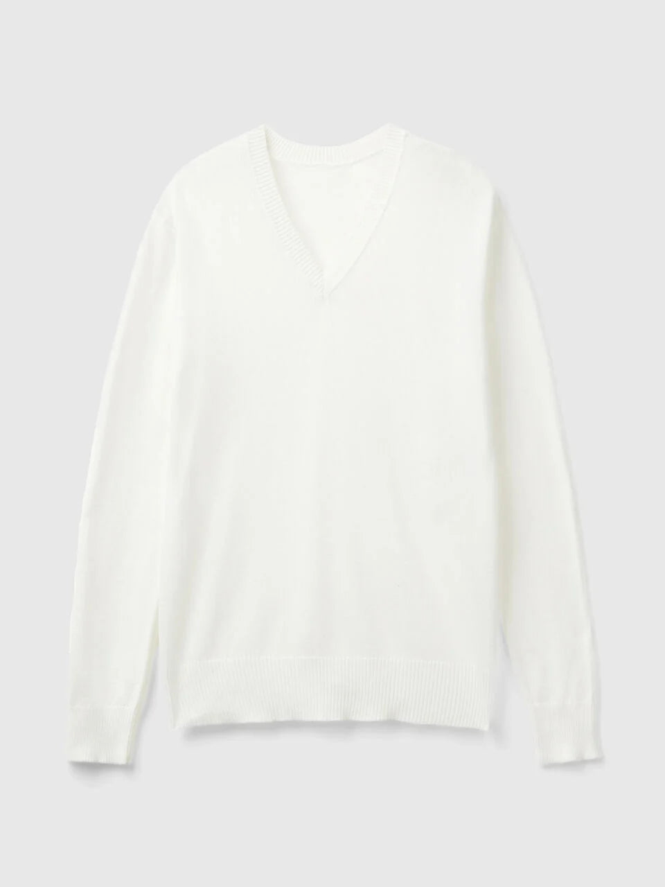 V-NECK SWEATER IN MODAL® BLEND