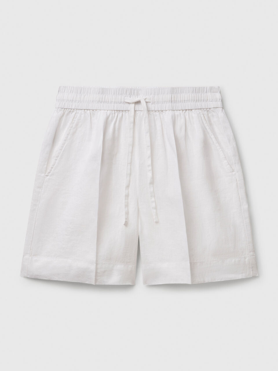 SHORTS WITH DRAWSTRING IN PURE LINEN