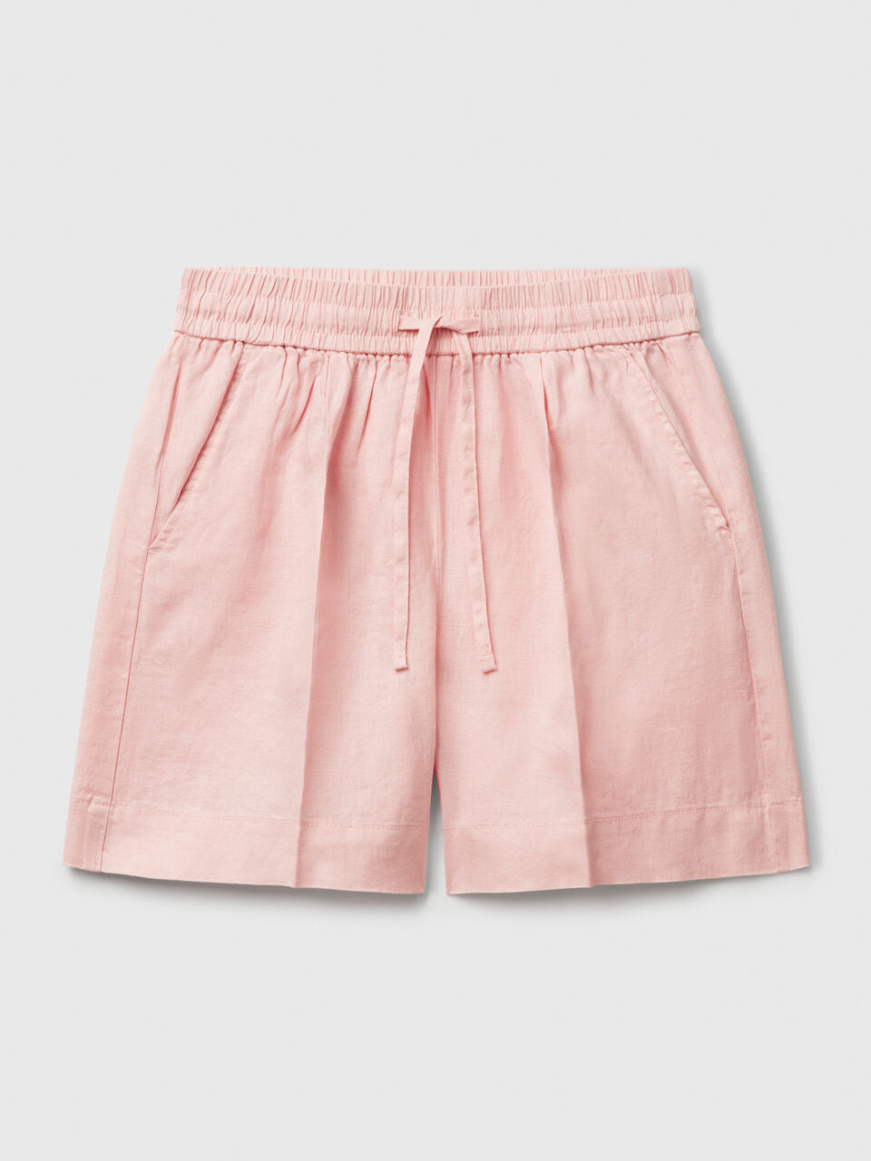 SHORTS WITH DRAWSTRING IN PURE LINEN
