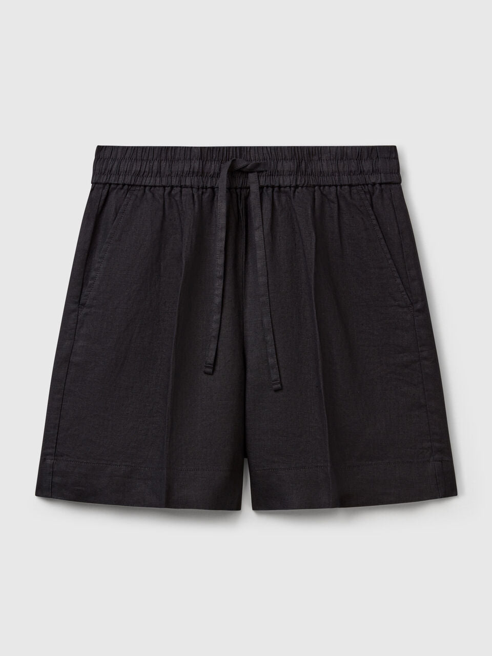 SHORTS WITH DRAWSTRING IN PURE LINEN