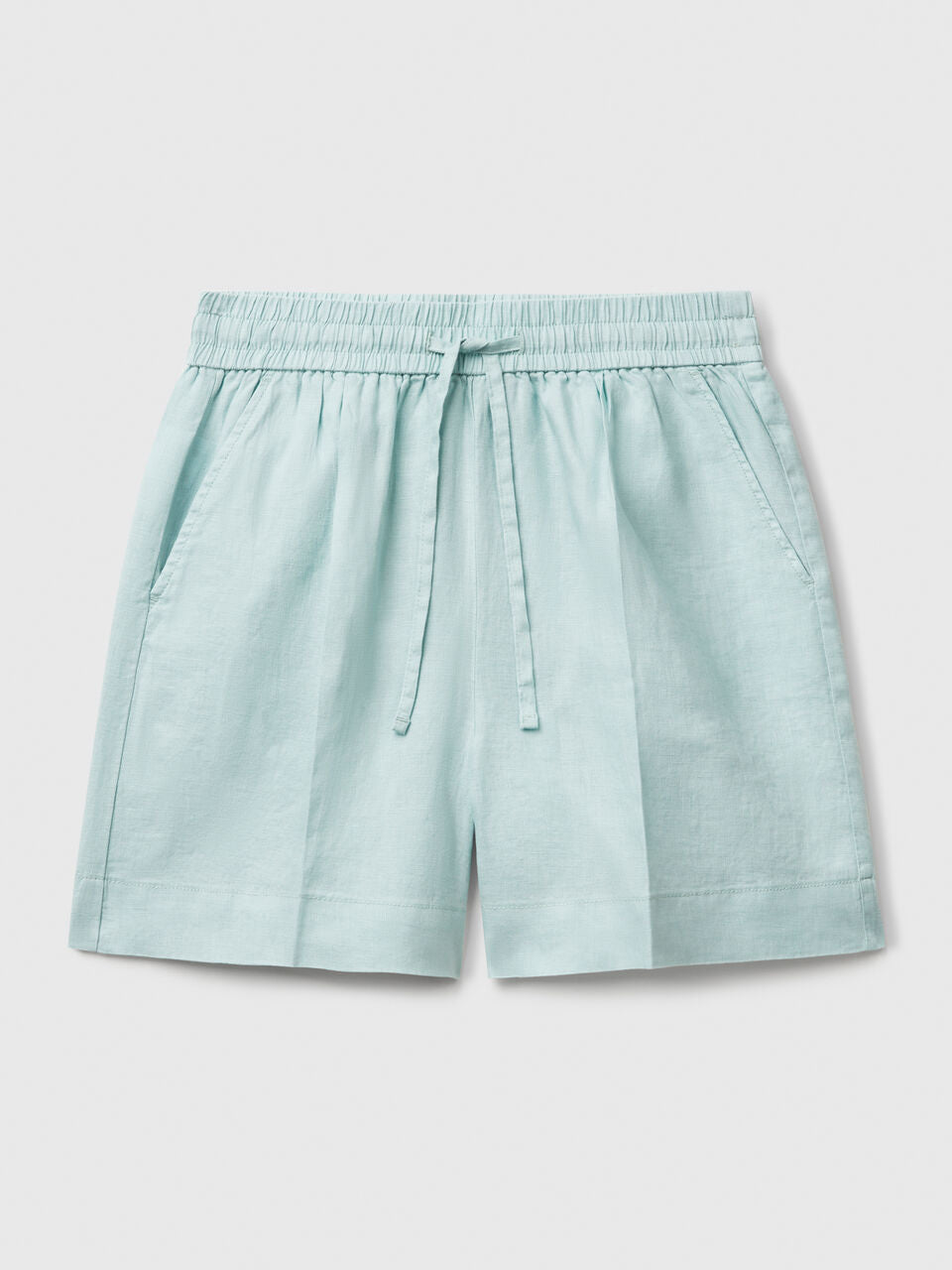 SHORTS WITH DRAWSTRING IN PURE LINEN