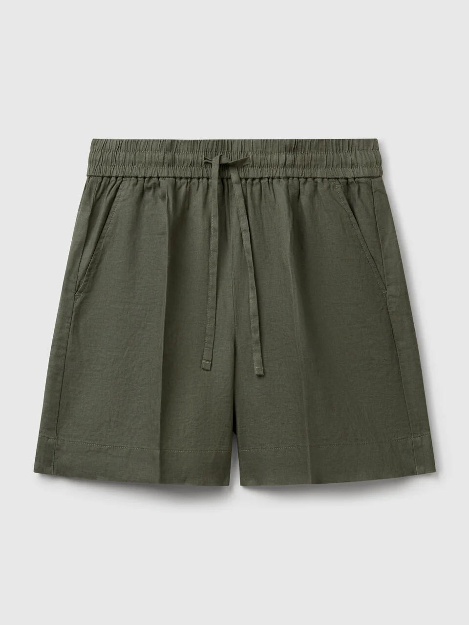 SHORTS WITH DRAWSTRING IN PURE LINEN