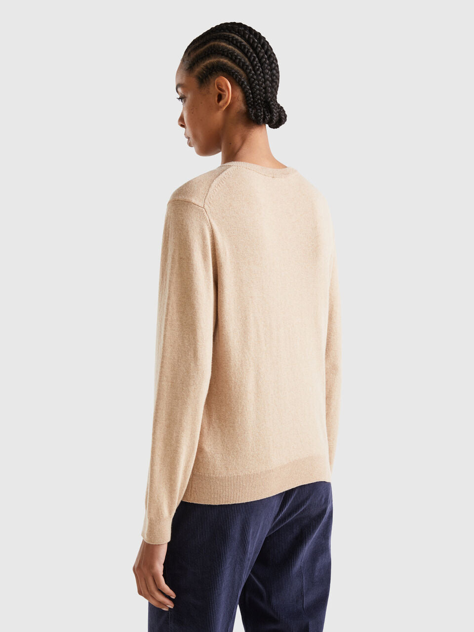 CARDIGAN IN CASHMERE AND WOOL BLEND