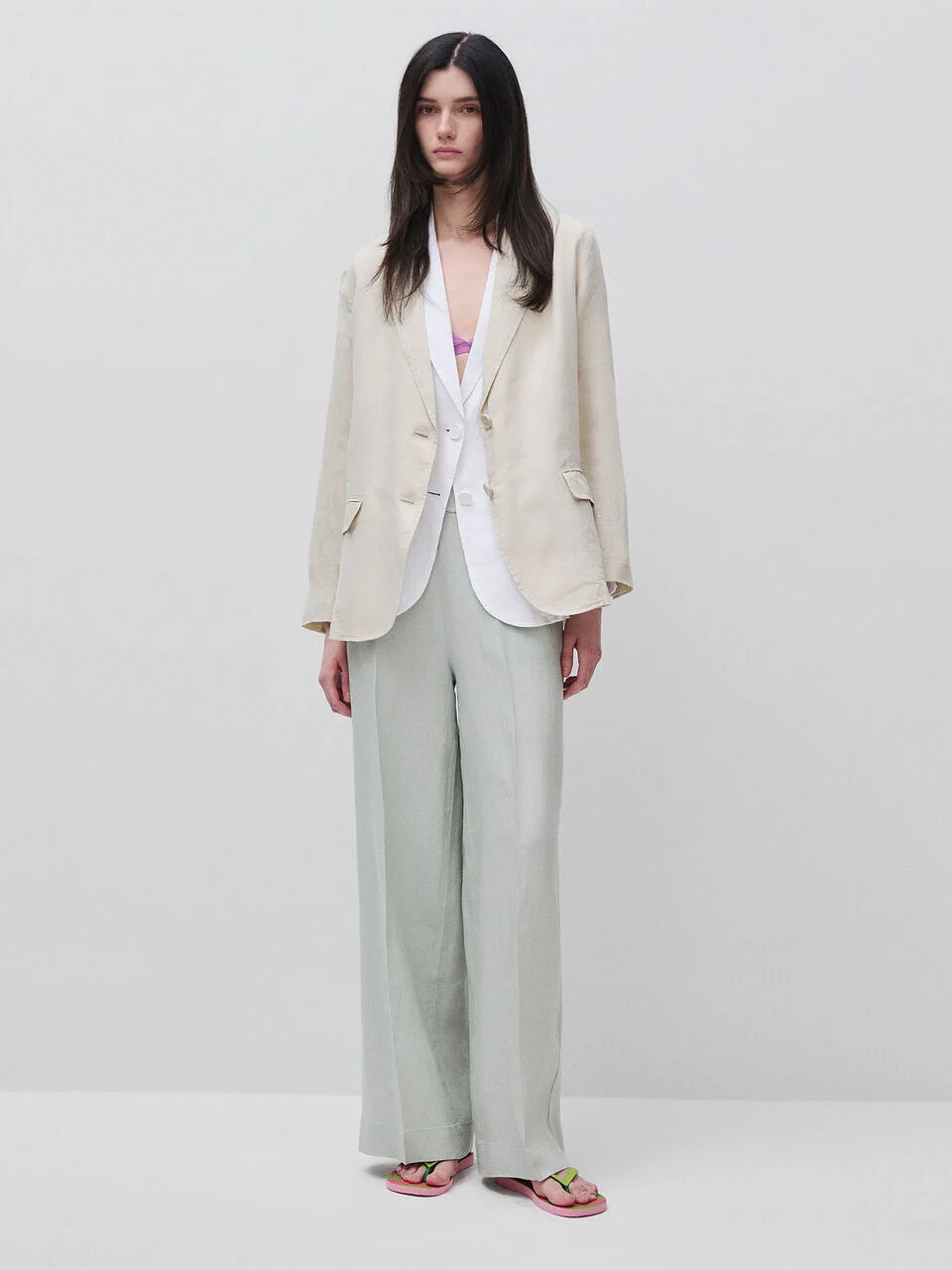 BLAZER IN PURE LINEN