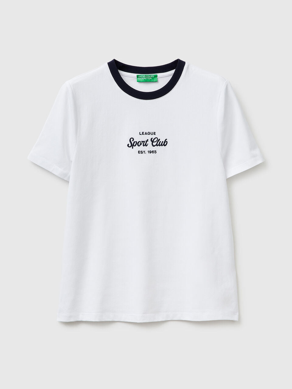 T-SHIRT WITH EMBROIDERED CREST