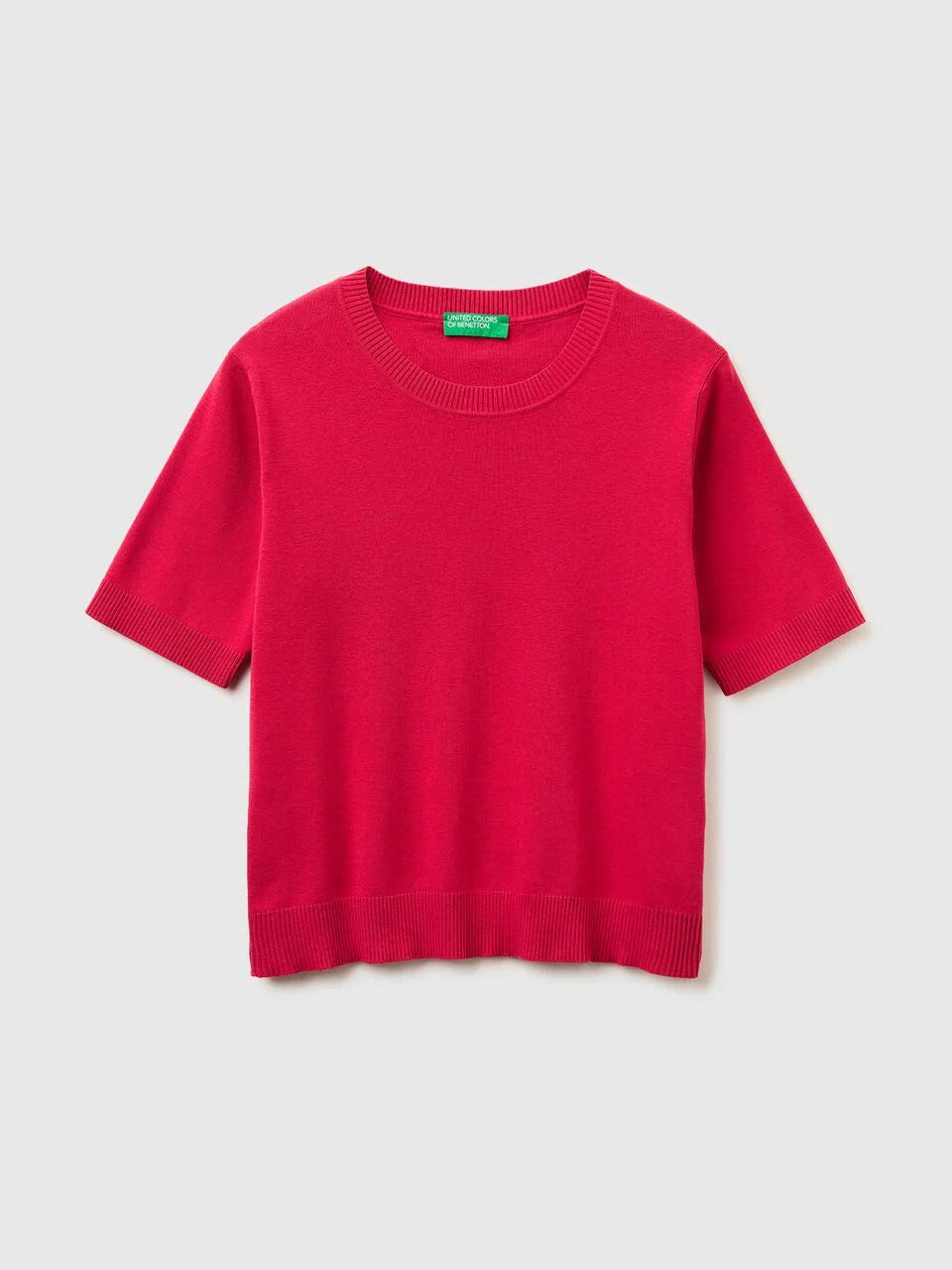 SHORT SLEEVE SWEATER