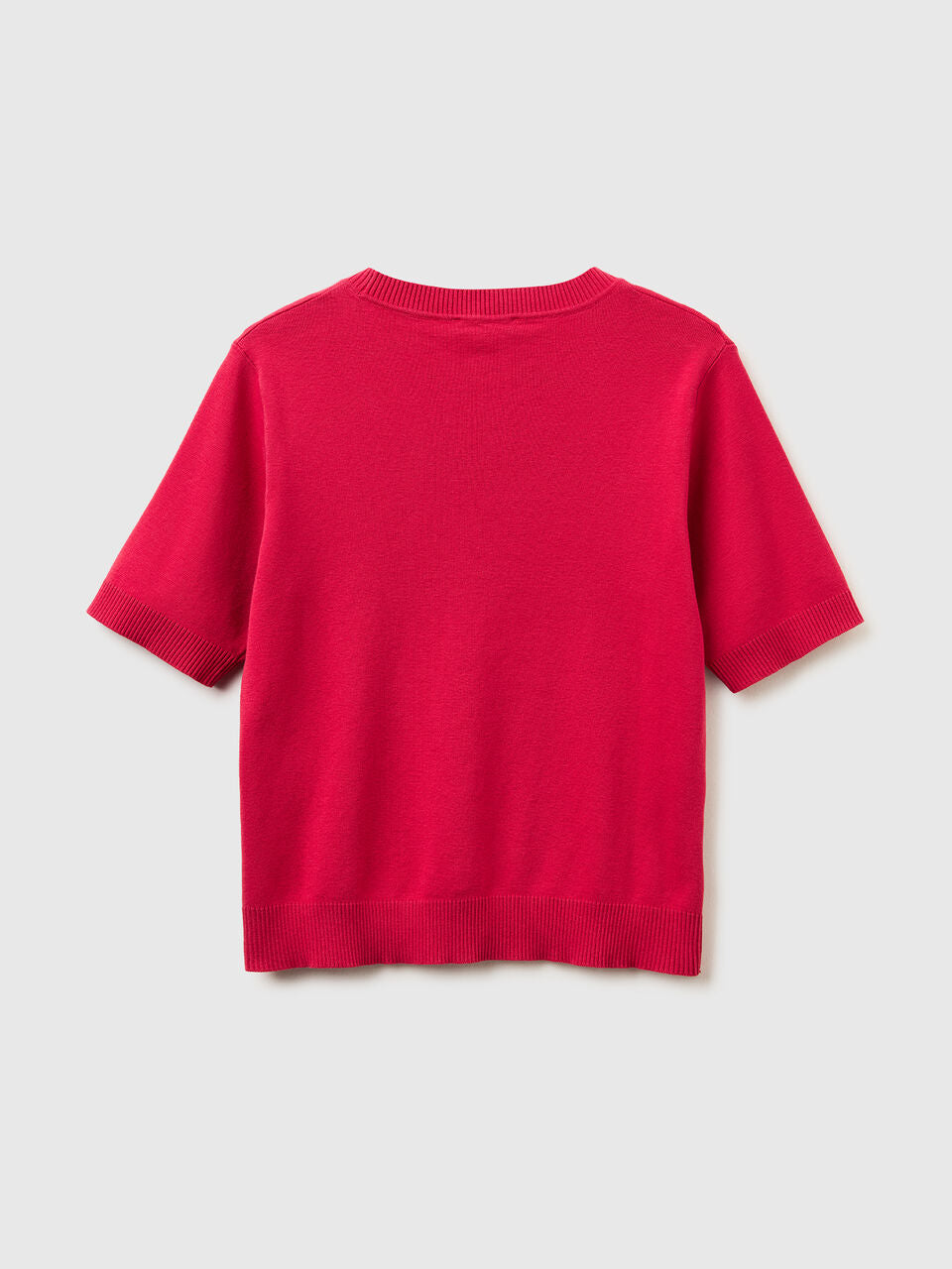 SHORT SLEEVE SWEATER