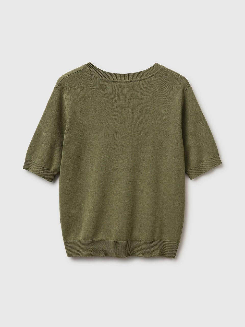SHORT SLEEVE SWEATER