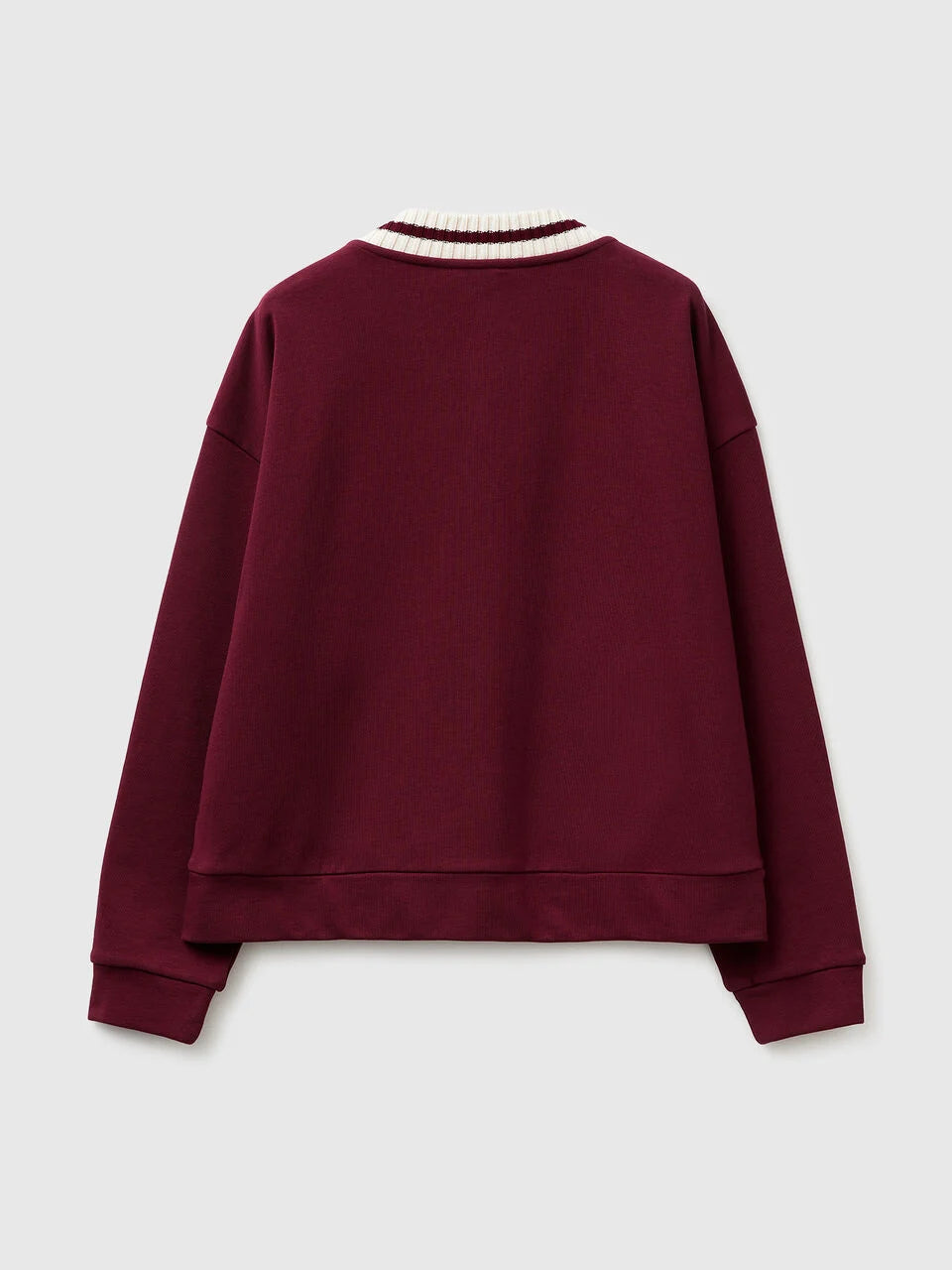 SWEATSHIRT CARDIGAN WITH BUTTONS
