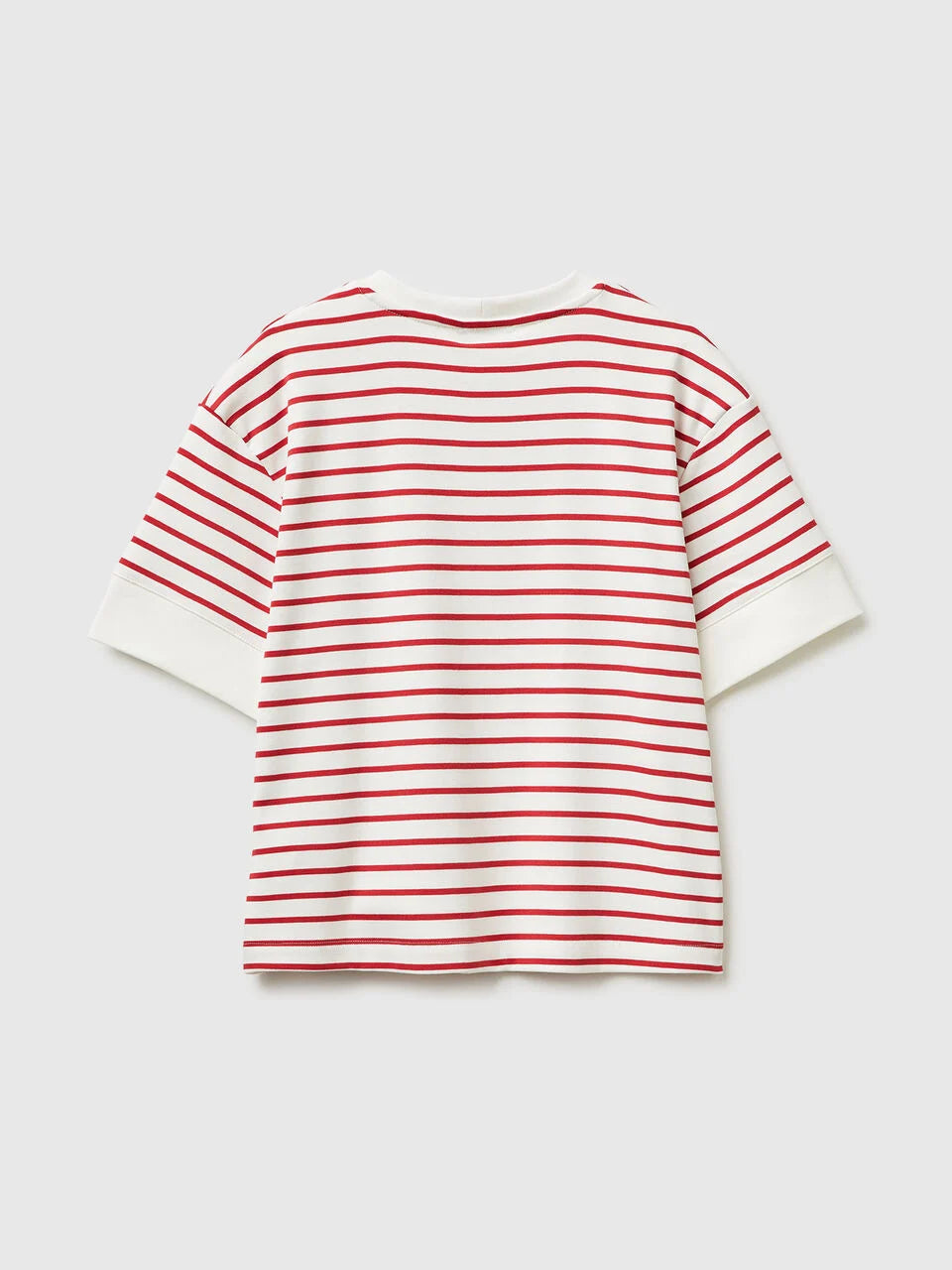 STRIPED SHORT-SLEEVED T-SHIRT