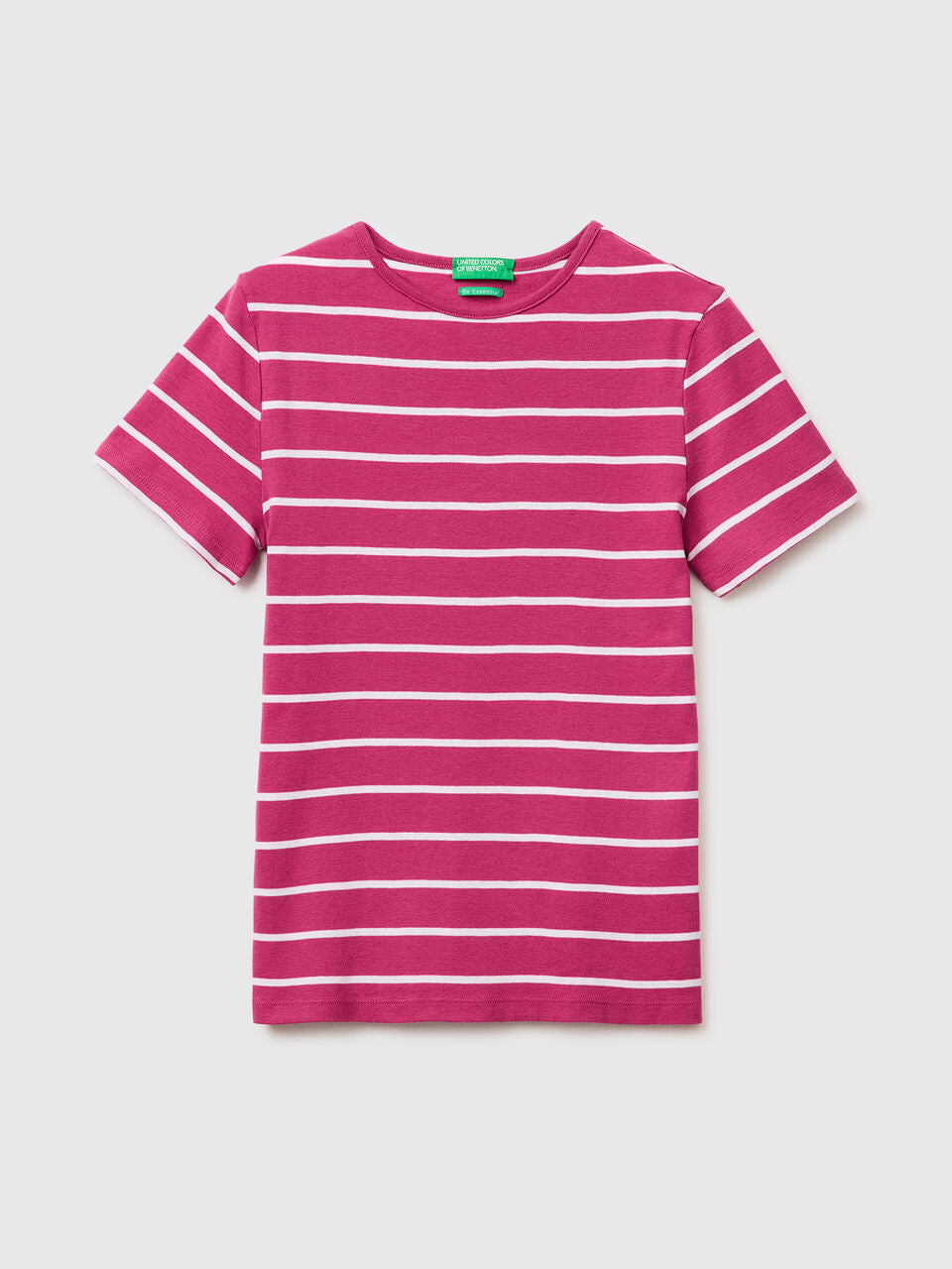 CREW NECK STRIPED T-SHIRT