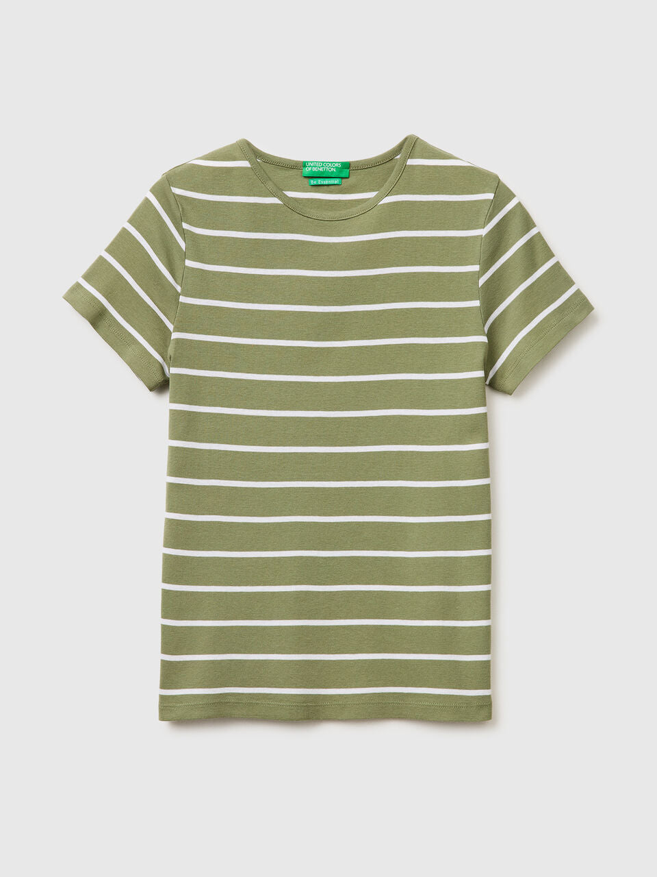 CREW NECK STRIPED T-SHIRT