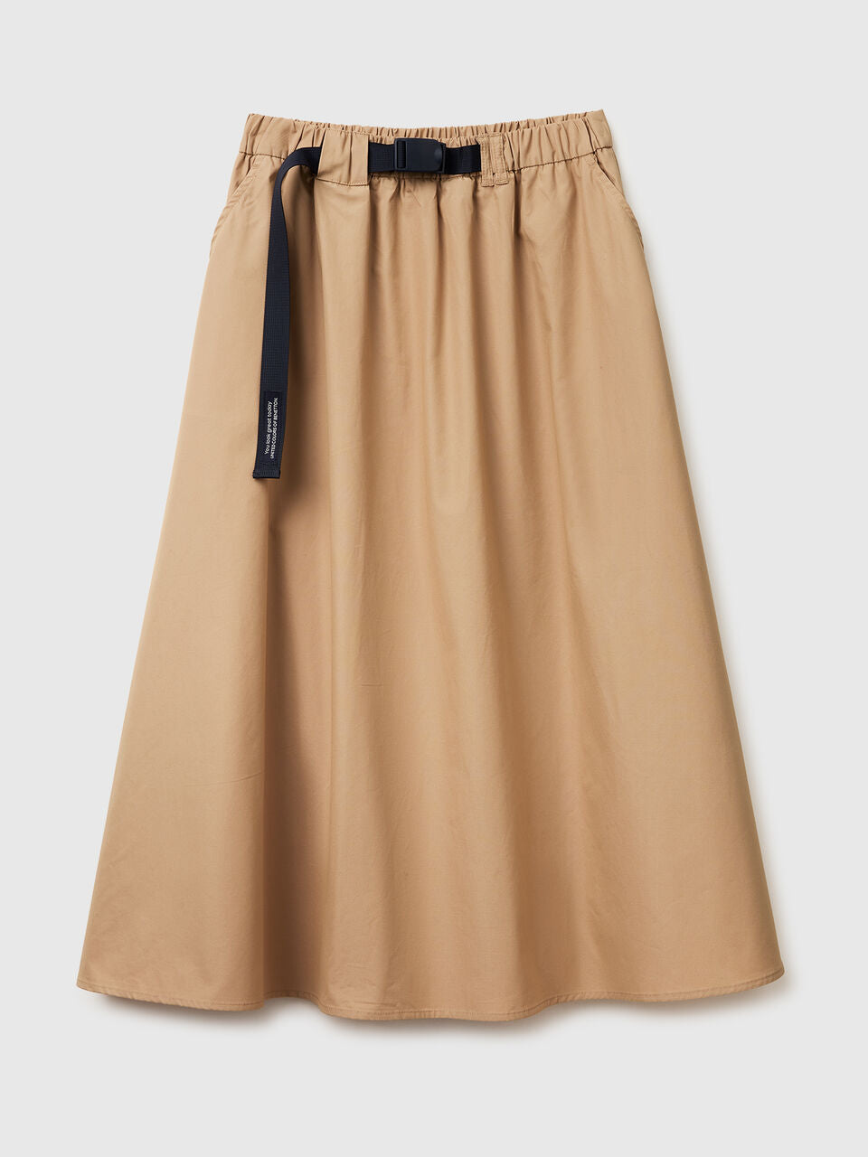 MIDI SKIRT WITH HOOK WAIST