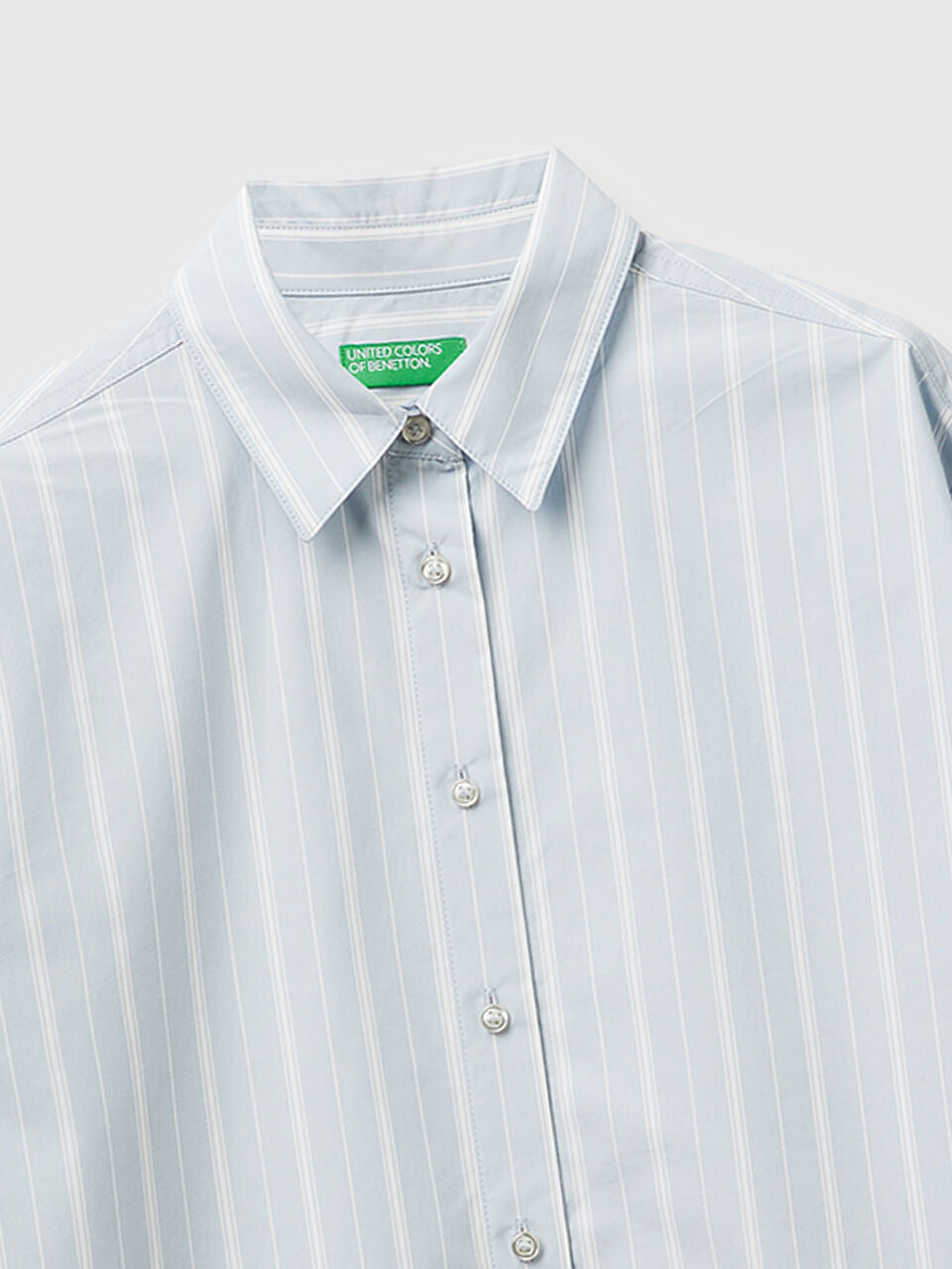 STRIPED SHIRT WITH SIDE BAND