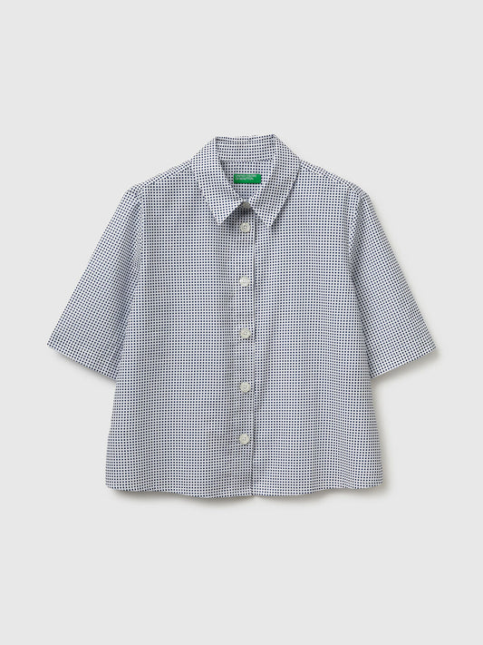 SHORT SLEEVE PATTERNED SHIRT