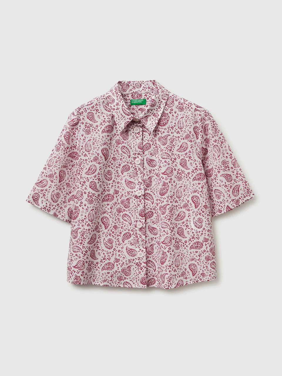 SHORT SLEEVE PATTERNED SHIRT
