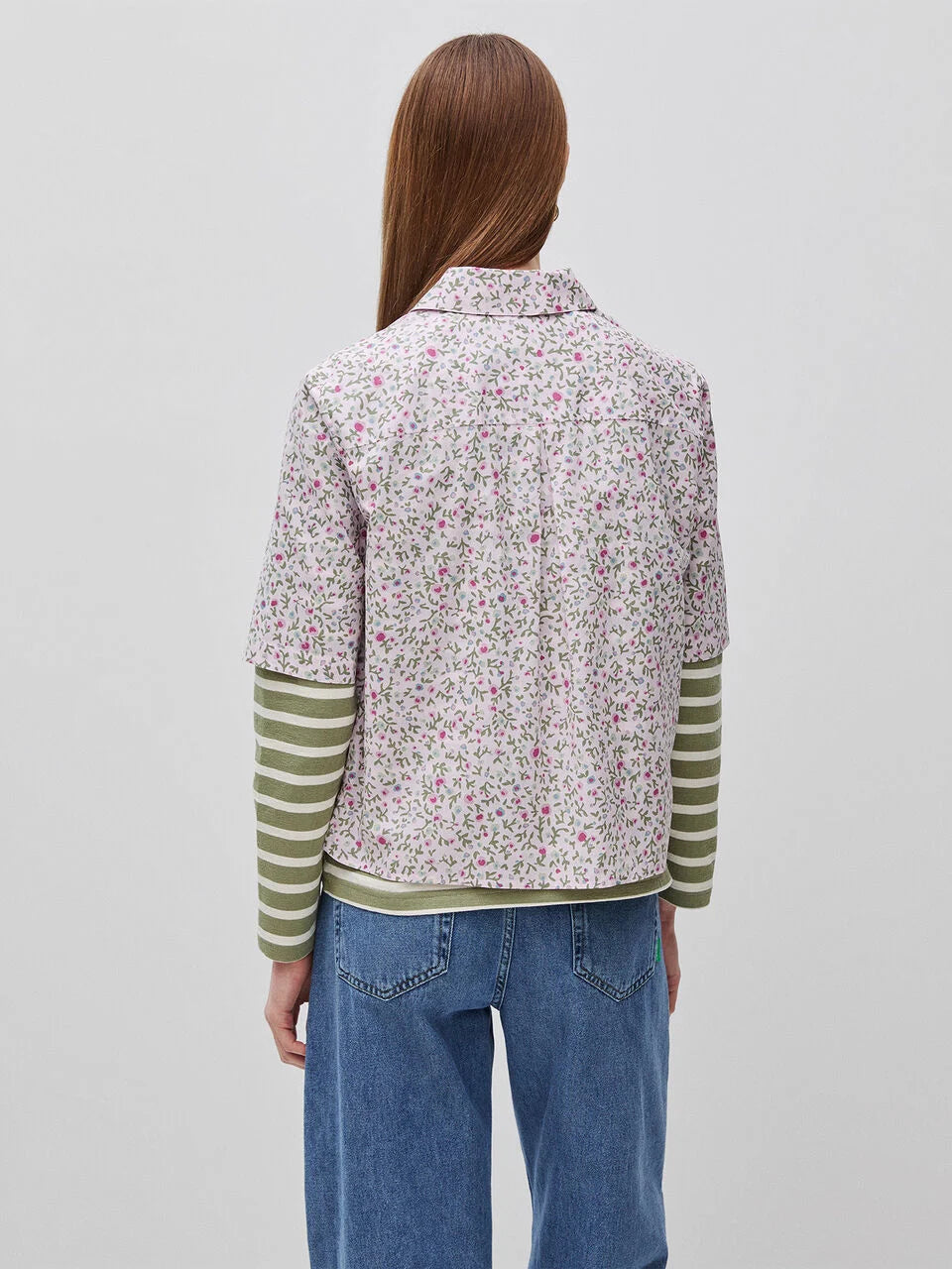 SHORT SLEEVE PATTERNED SHIRT