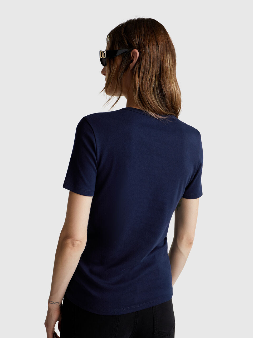 SHORT SLEEVE T-SHIRT WITH GLITTER LOGO