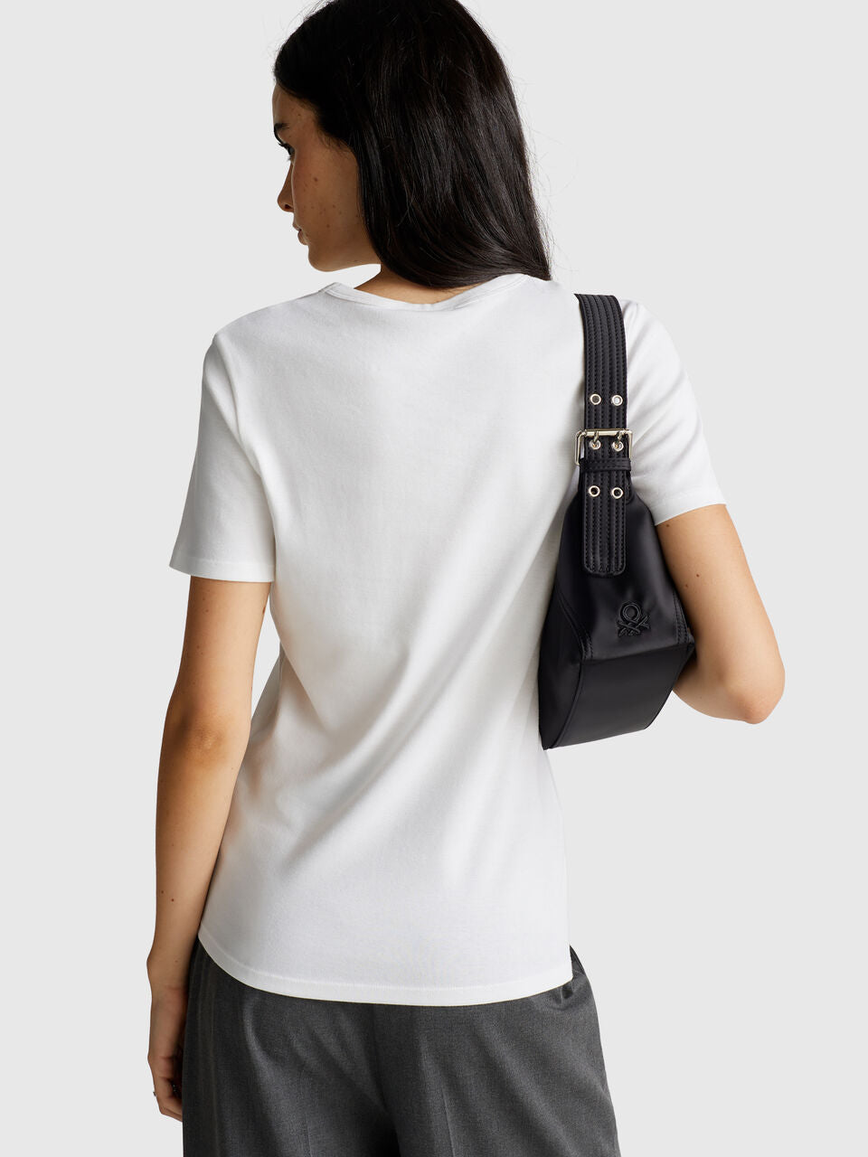 SHORT SLEEVE T-SHIRT WITH GLITTER LOGO
