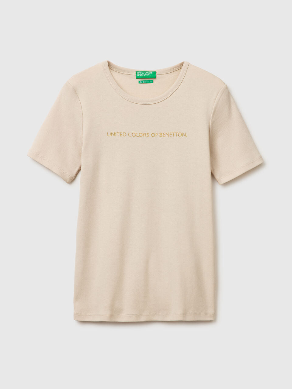 SHORT SLEEVE T-SHIRT WITH GLITTER LOGO