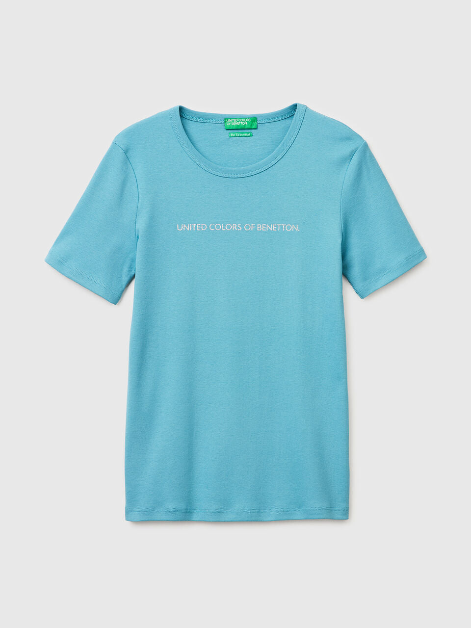 SHORT SLEEVE T-SHIRT WITH GLITTER LOGO