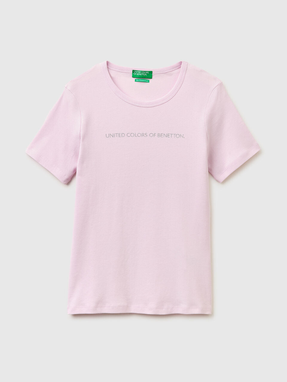 SHORT SLEEVE T-SHIRT WITH GLITTER LOGO