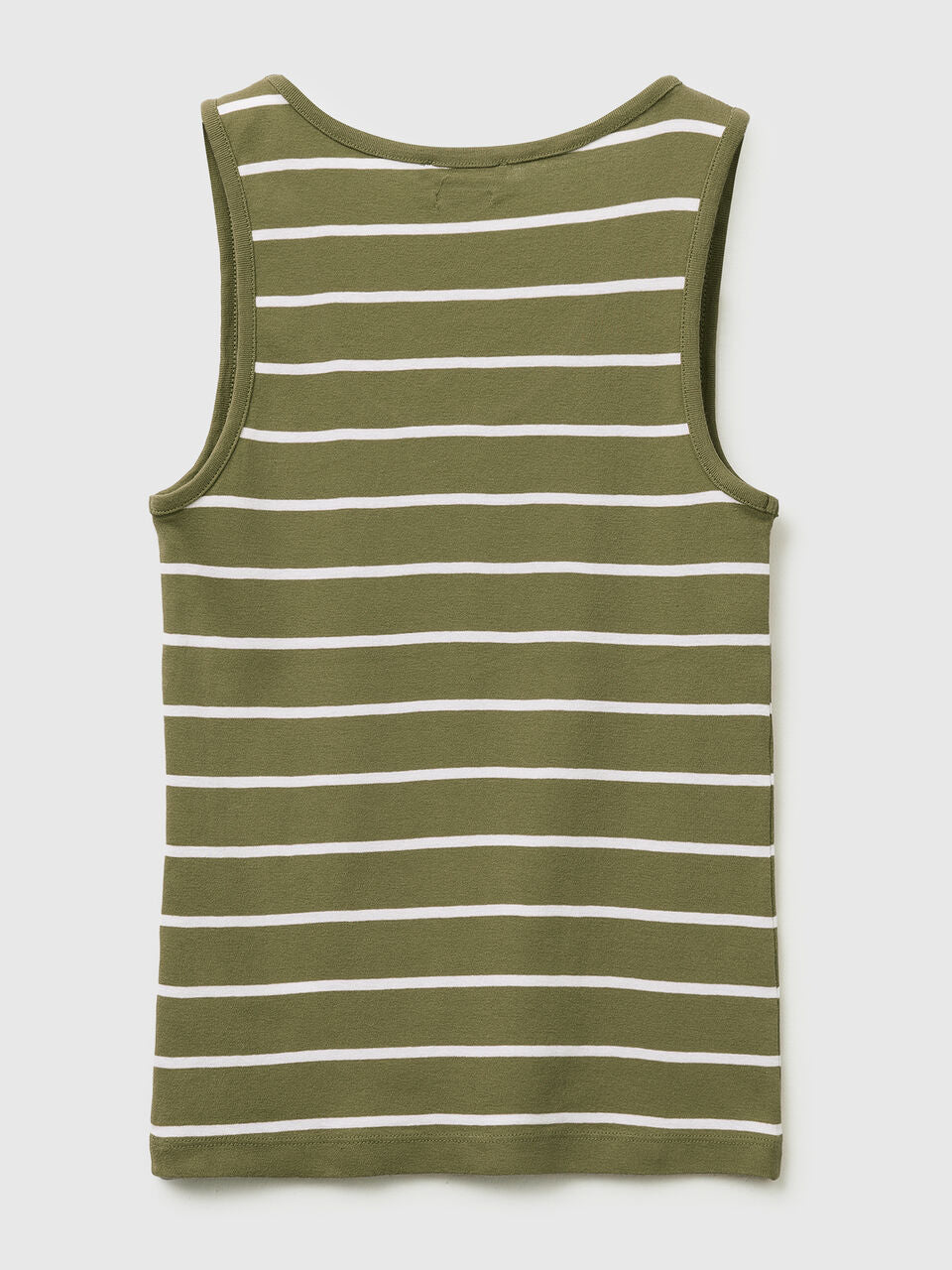 STRIPED TANK TOP IN PURE COTTON
