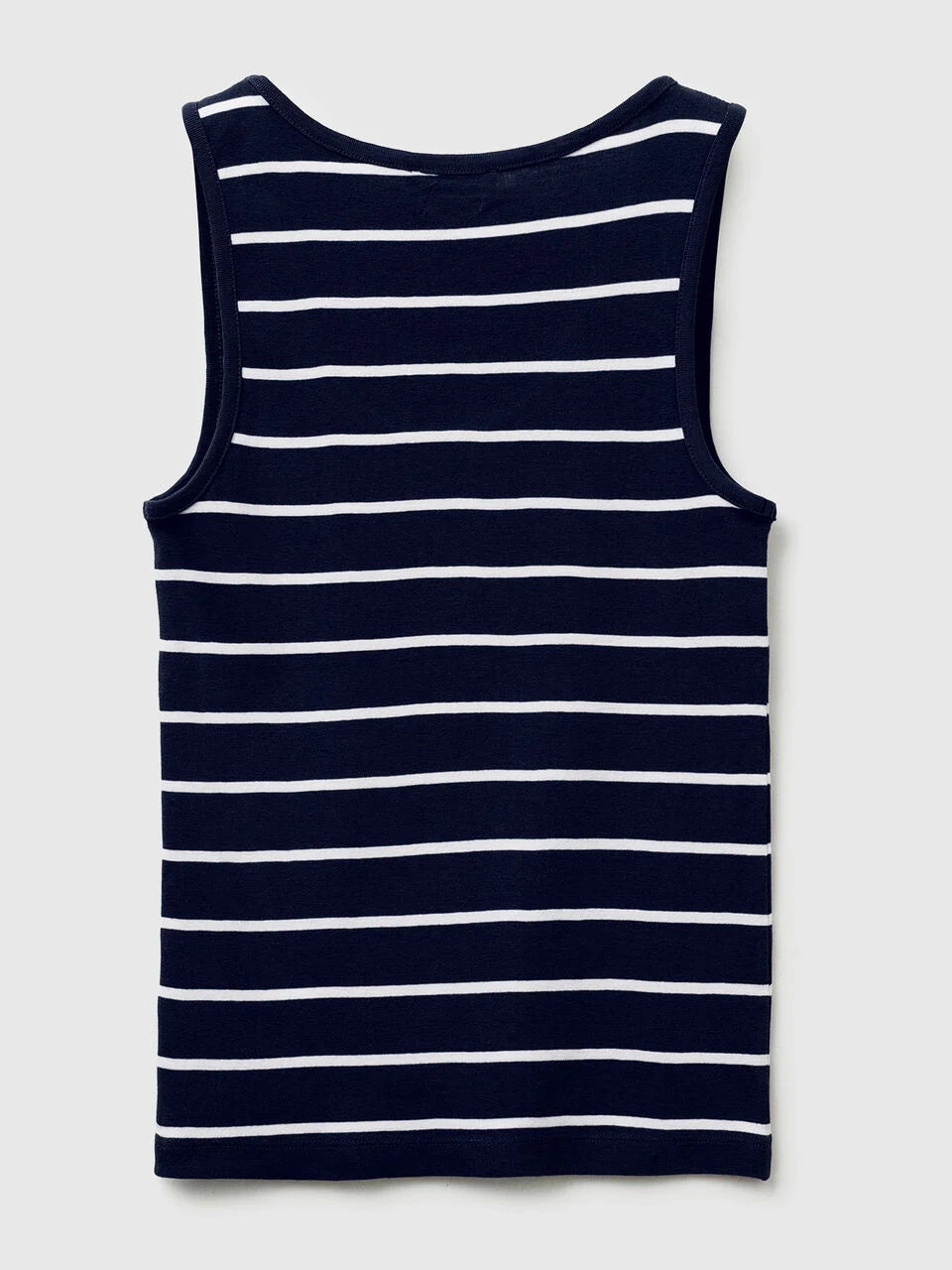 STRIPED TANK TOP IN PURE COTTON