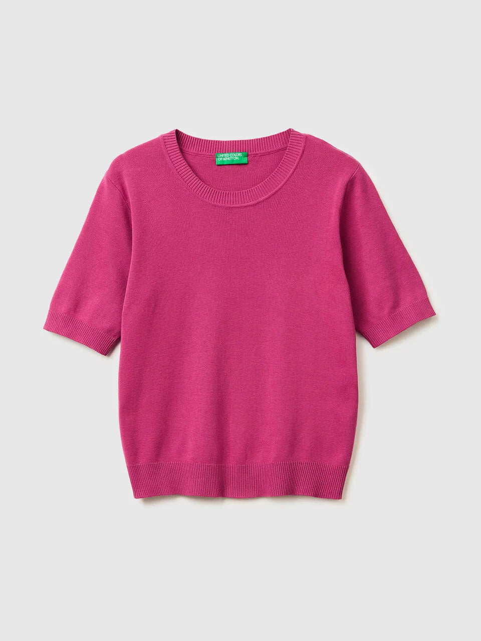 SHORT SLEEVE SWEATER