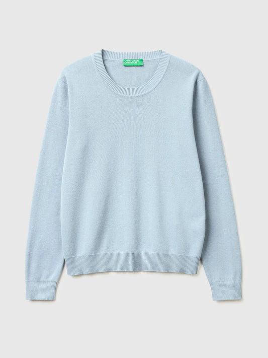 SWEATER IN TRICOT COTTON