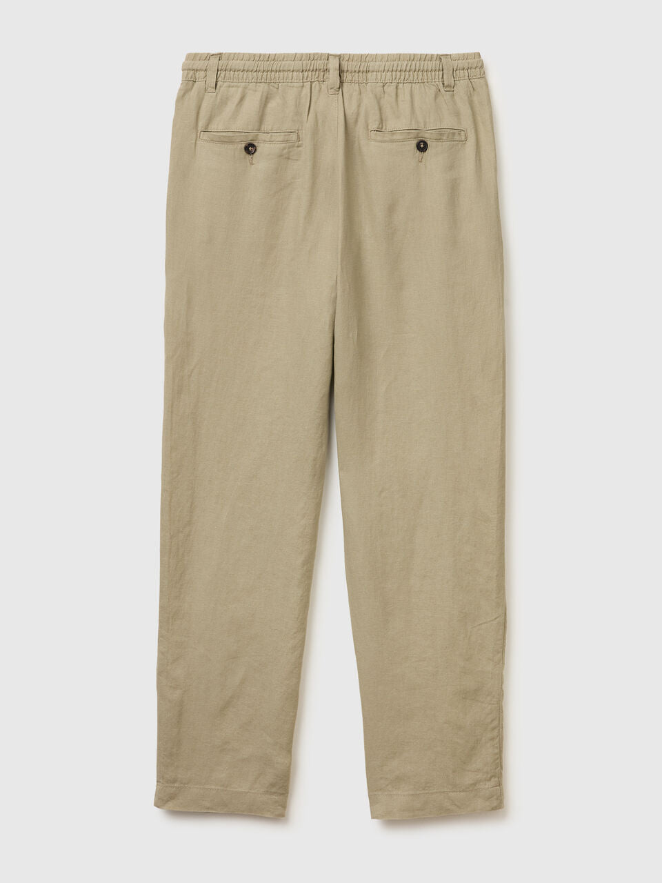 TROUSERS IN PURE LINEN WITH DRAWSTRING